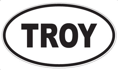 TROY - Oval Magnet