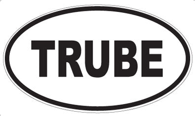 TRUBE - Oval Magnet