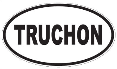 TRUCHON - Oval Sticker