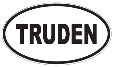 TRUDEN - Oval Magnet