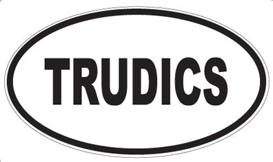 TRUDICS - Oval Sticker