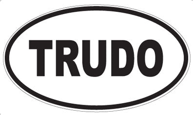 TRUDO - Oval Sticker