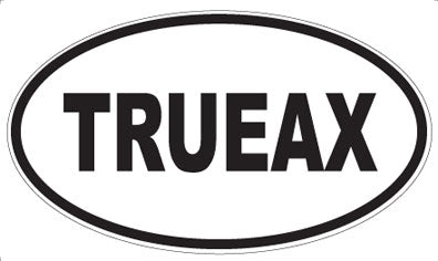 TRUEAX - Oval Sticker