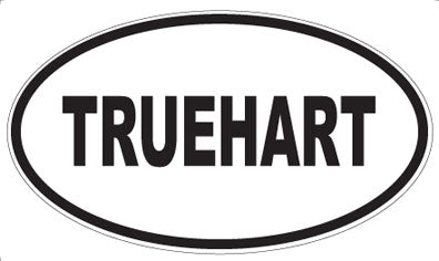 TRUEHART - Oval Sticker