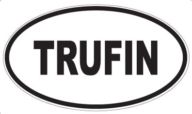 TRUFIN - Oval Sticker