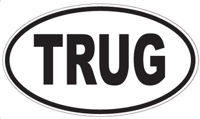 TRUG - Oval Sticker