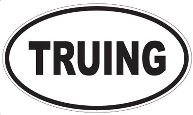 TRUING - Oval Sticker