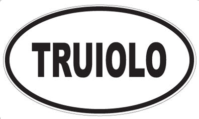 TRUIOLO - Oval Magnet