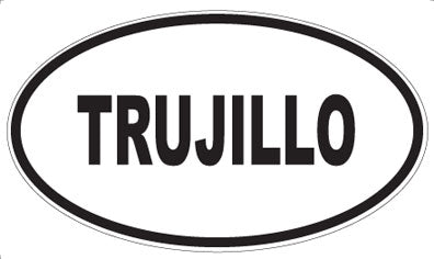 TRUJILLO - Oval Sticker