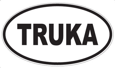 TRUKA - Oval Magnet