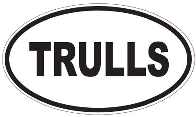 TRULLS - Oval Sticker