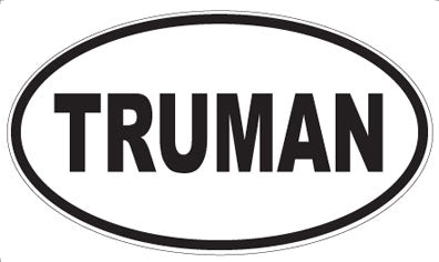 TRUMAN - Oval Magnet