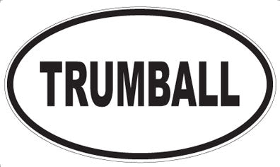 TRUMBALL - Oval Sticker