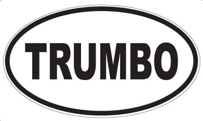 TRUMBO - Oval Sticker