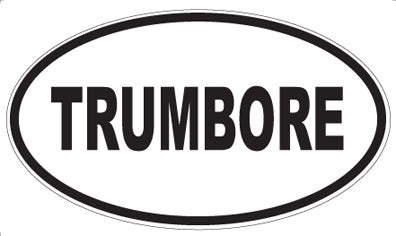 TRUMBORE - Oval Sticker