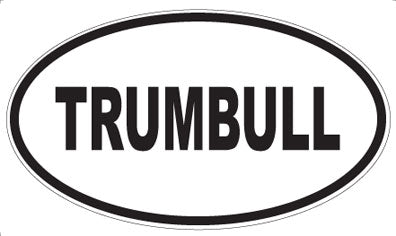 TRUMBULL - Oval Magnet