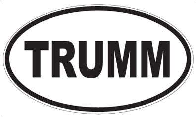 TRUMM - Oval Sticker