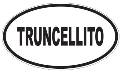 TRUNCELLITO - Oval Sticker