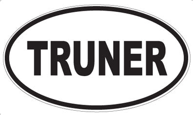 TRUNER - Oval Magnet
