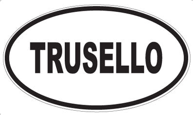 TRUSELLO - Oval Magnet