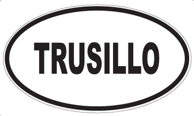 TRUSILLO - Oval Sticker