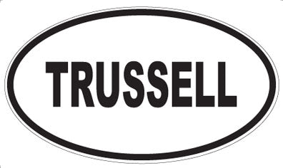 TRUSSELL - Oval Magnet