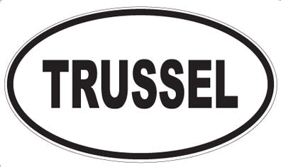 TRUSSEL - Oval Magnet