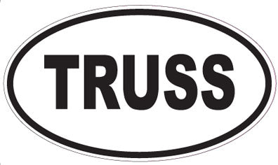 TRUSS - Oval Magnet