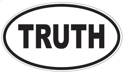 TRUTH - Oval Magnet