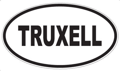 TRUXELL - Oval Sticker