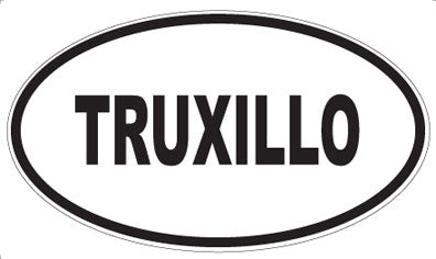 TRUXILLO - Oval Sticker