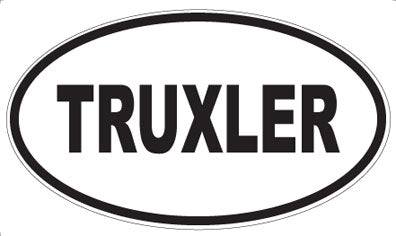 TRUXLER - Oval Magnet