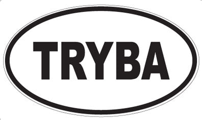 TRYBA - Oval Sticker