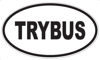 TRYBUS - Oval Magnet