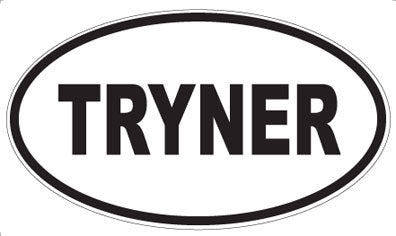 TRYNER - Oval Magnet