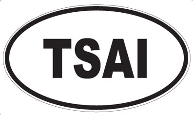 TSAI - Oval Sticker