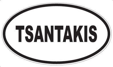 TSANTAKIS - Oval Magnet