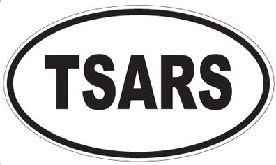 TSARS - Oval Magnet