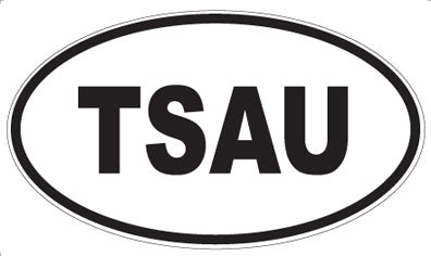 TSAU - Oval Sticker