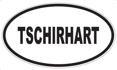 TSCHIRHART - Oval Magnet