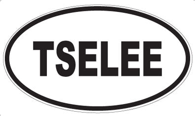 TSELEE - Oval Magnet