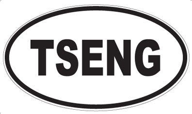 TSENG - Oval Magnet