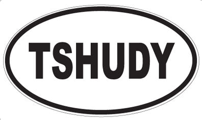 TSHUDY - Oval Magnet