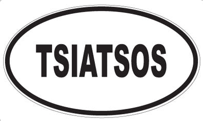 TSIATSOS - Oval Magnet