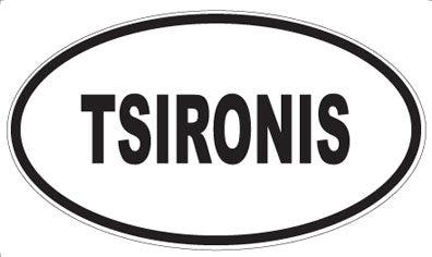TSIRONIS - Oval Magnet