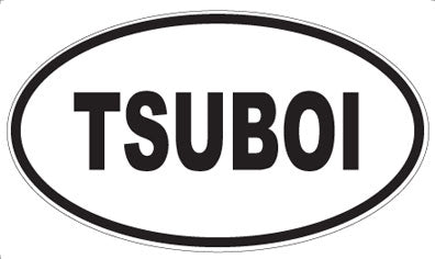 TSUBOI - Oval Sticker