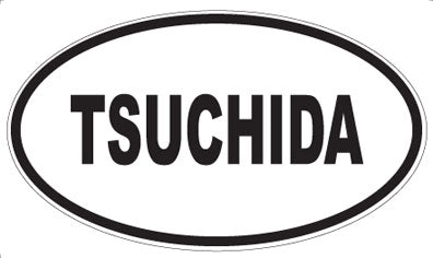 TSUCHIDA - Oval Sticker