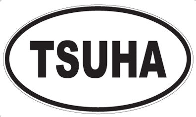 TSUHA - Oval Sticker