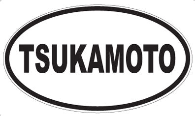 TSUKAMOTO - Oval Sticker