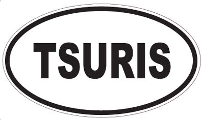 TSURIS - Oval Sticker